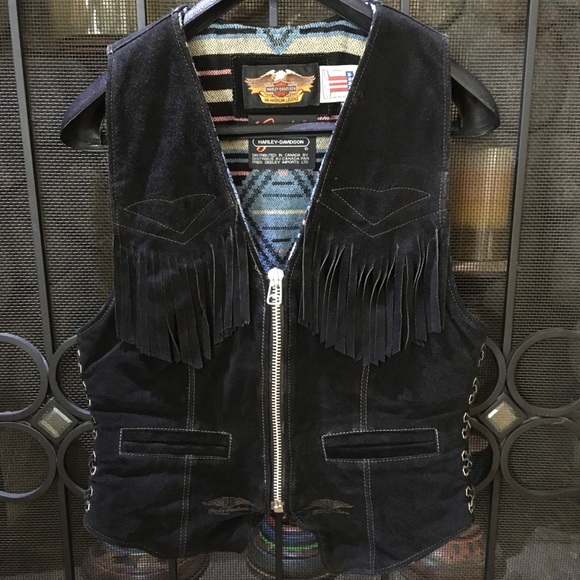 Harley-Davidson Jackets & Blazers - Vintage like new HARLEY DAVIDSON fitted vest small